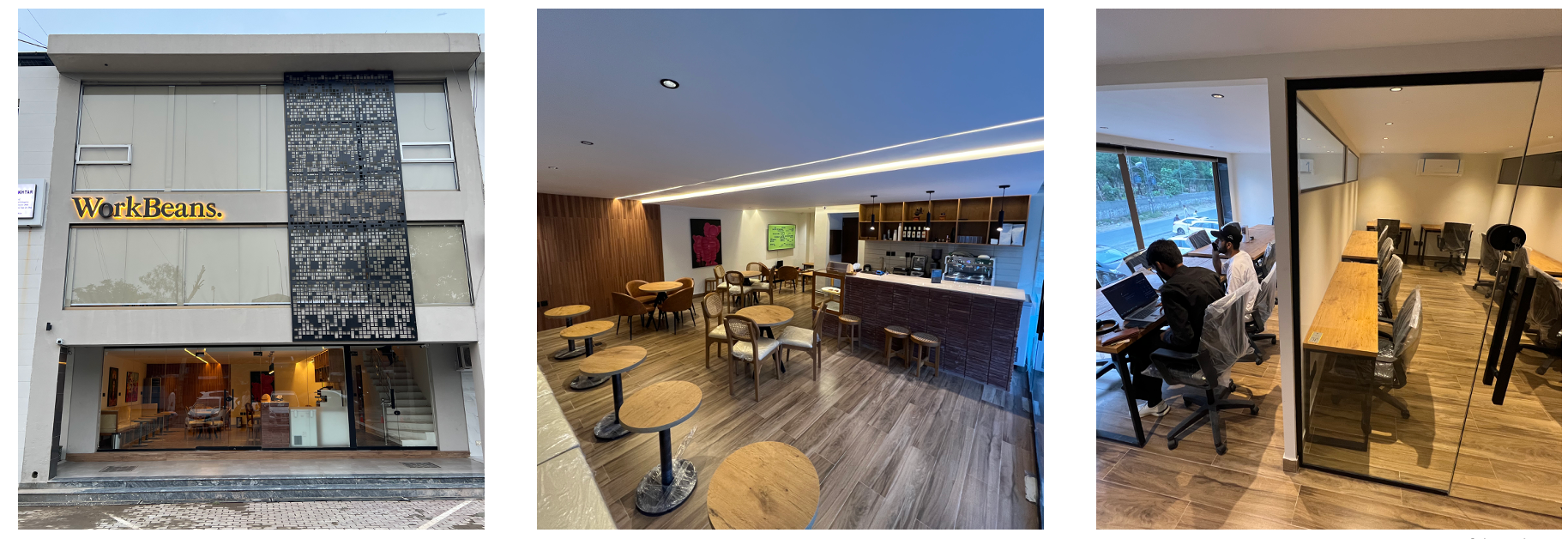 WorkBeans cafe and coworking spaces